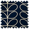 Orla Kiely Linear Stem, Navy Whale - Made to Measure Curtains